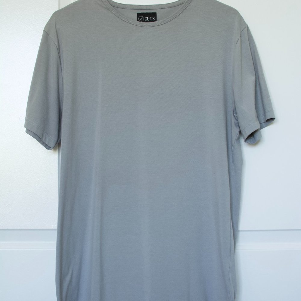 Cuts Grey Split Hem - image 1